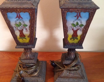 Pair of vintage German lamps