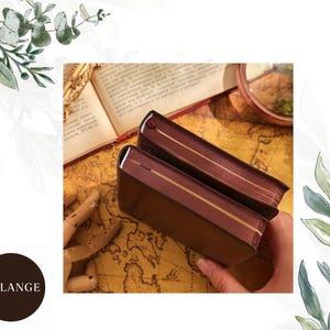 Diario in pelle personalizzato ricaricabile - Libro degli ospiti per matrimoni, libri dei voti, regalo per celebrante, taccuino in pelle, diario per anniversario
