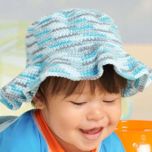 Crochet, Hand Knitted, Best, Stylish, Attractive, Comfortable, Coast and Beach, Crochet Baby Bucket Hat Model