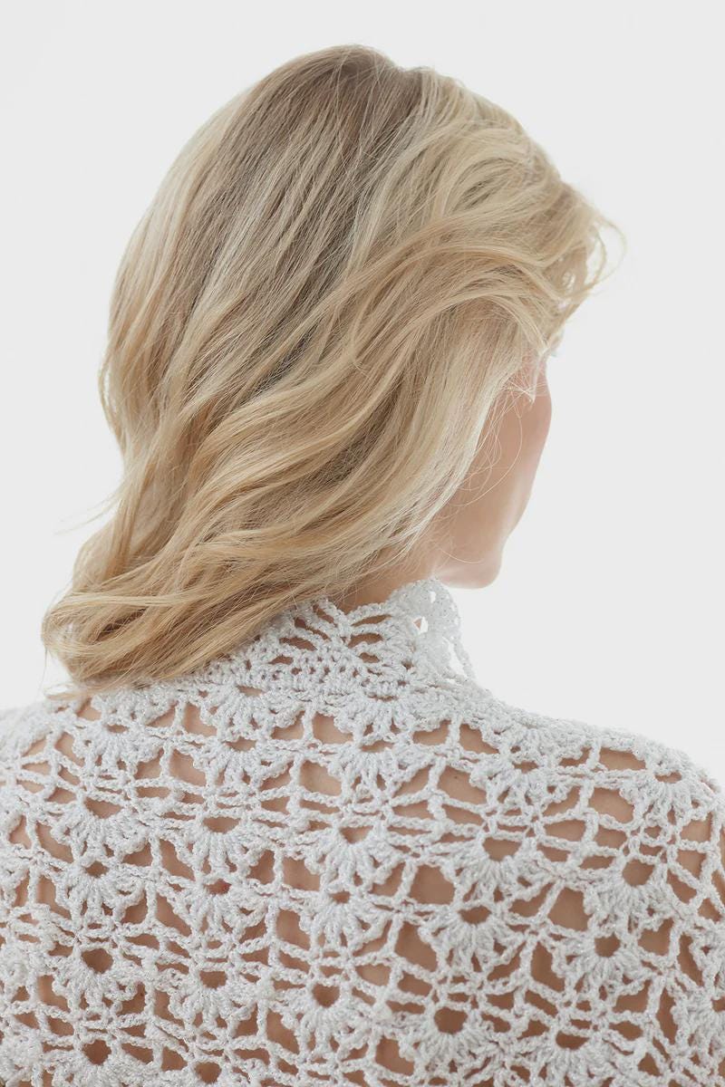 Crochet Lace Bridal Shrug