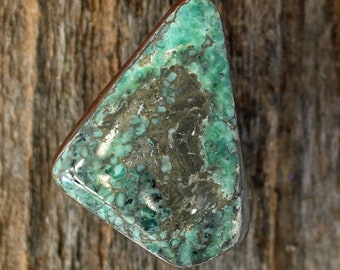 Turquoise cabochon Mystic Mountain mine, A-164