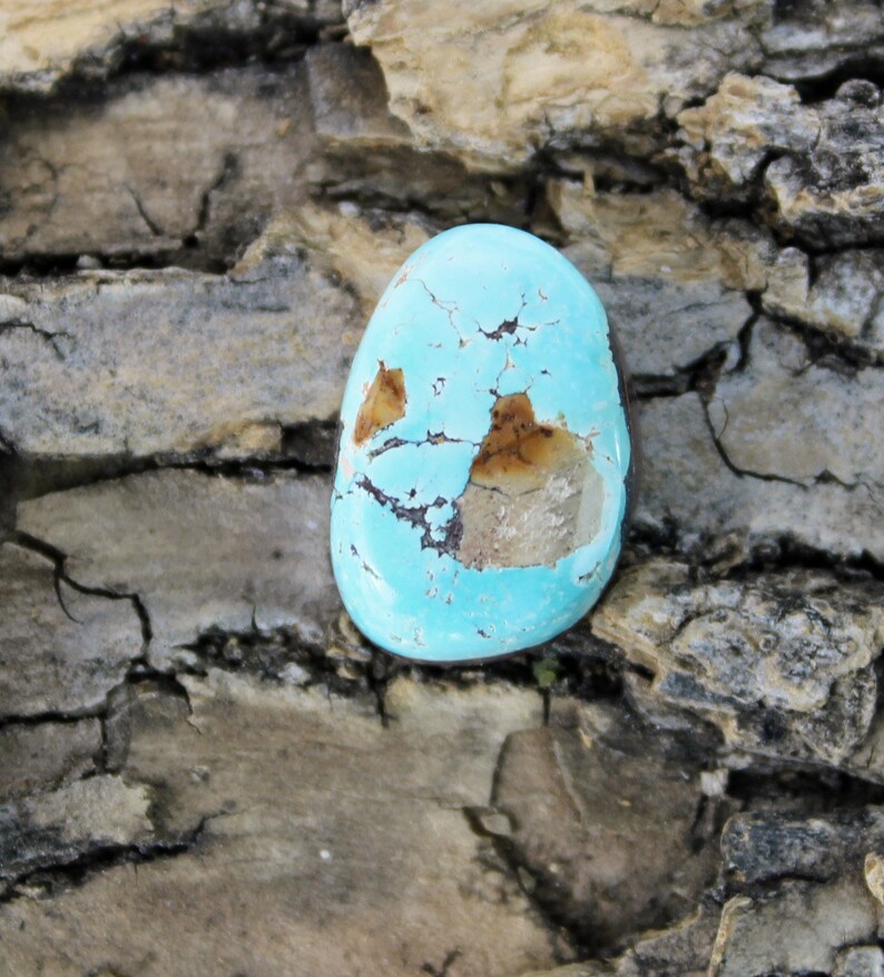 Turquoise cabochon Dry Creek mine A162 Etsy