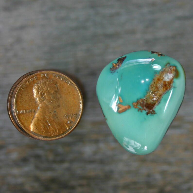 Turquoise cabochon Kings Manassa Colorado mine cabochon Etsy
