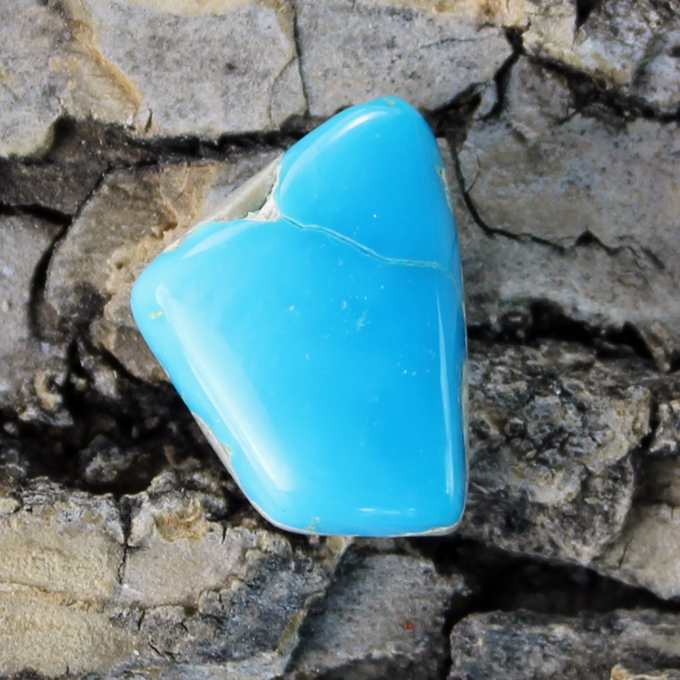 Blue Turquoise cabochon Sleeping Beauty mine arizona natural , A-68