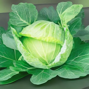 50 Golden Acre Cabbage Seeds – Compact Heirloom Cabbage, Early Maturity, Green Round Heads, Easy to Grow, Non-GMO Garden Seeds