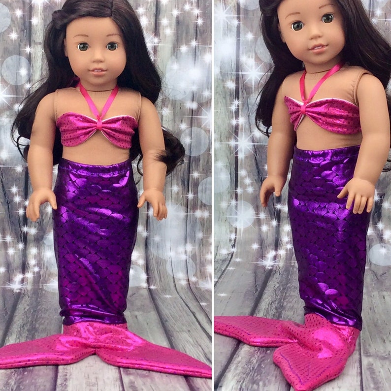 18 inch doll mermaid costume