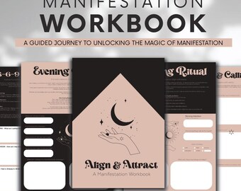 Law of Attraction Workbook PDF | Guided Journal, Daily Practices & Manifestation Planner