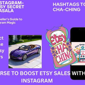 PLR Instagram Marketing for Etsy Sellers | Boost Etsy Sales with Social Media | Instagram Course for Handmade & Digital Product Shops