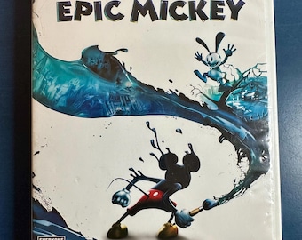 Disney Epic Mickey (Nintendo Wii, 2010) – Complete with Case & Disc, Tested and Working