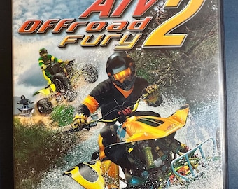 ATV Offroad Fury 2 (PlayStation 2, 2002) – Complete with Case & Disc, Tested and Working