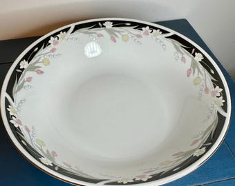 Noritake Pilgrim 6981 Cup and Saucer • White China with Platinum Trim • Vintage Japan Tableware