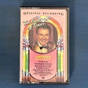 Liberace Greatest Hits – Vintage Cassette Tape The Best of Times Series (PC 9845)