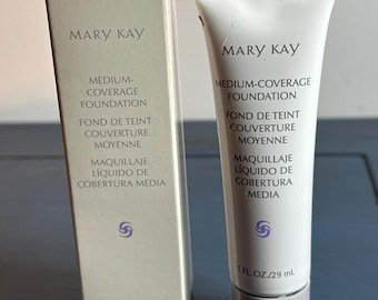 Mary Kay Medium-Coverage Foundation 1 fl oz • Discontinued Shades • Ivory & Beige Options • New Old Stock