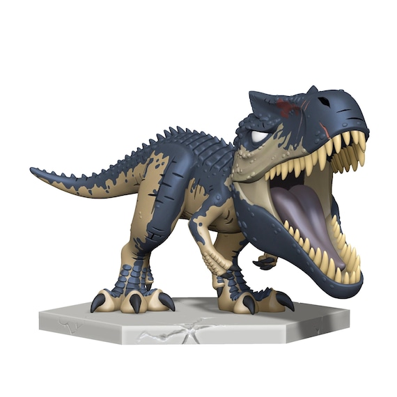 Chibi Allosaurus, 3d Printed Figure Painted - Etsy