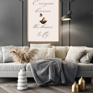 Wicked Digital Art Print | Printable Poster Elphaba Glinda Quote | Inspirational Everyone Deserves Chance Fly Musical Gift