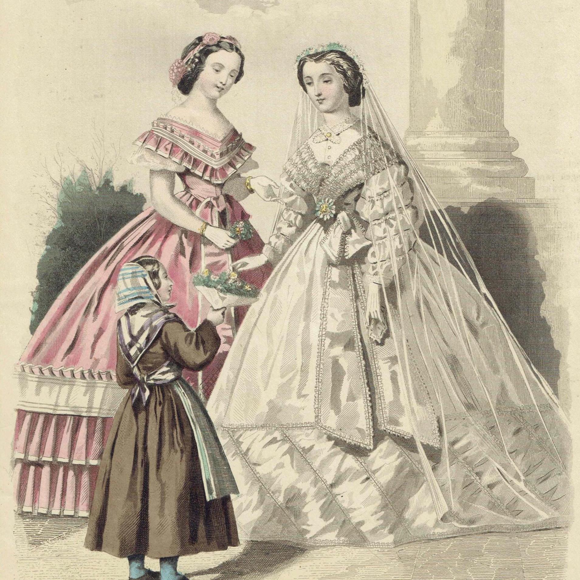 1860 Ball Gown - Etsy
