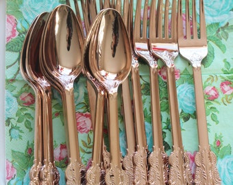 forks knives and spoons for sale vector image sale 100 faux copper cutlery plastic spoons only tableware rose gold vintage style wedding shower tea party shabby chic floral gold flatware etsy forks knives and spoons for sale vector image sale 100 faux copper cutlery plastic spoons only tableware rose gold vintage style wedding shower tea party shabby chic floral gold flatware etsy