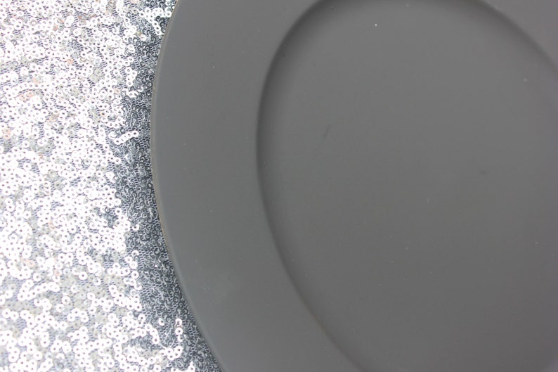 Set Of 6 Chalkboard Charger Plates Chargers Tableware Plate Etsy