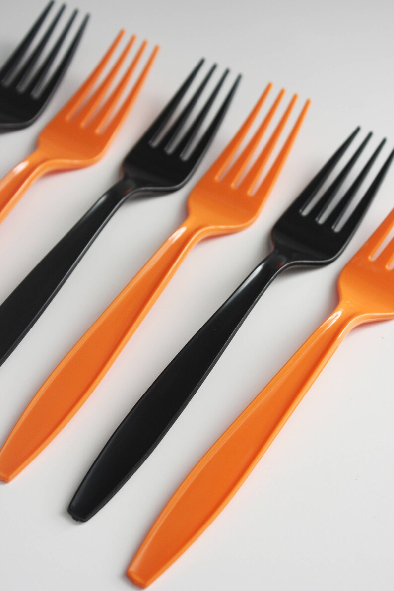 24 Halloween Party Utensils Cutlery
