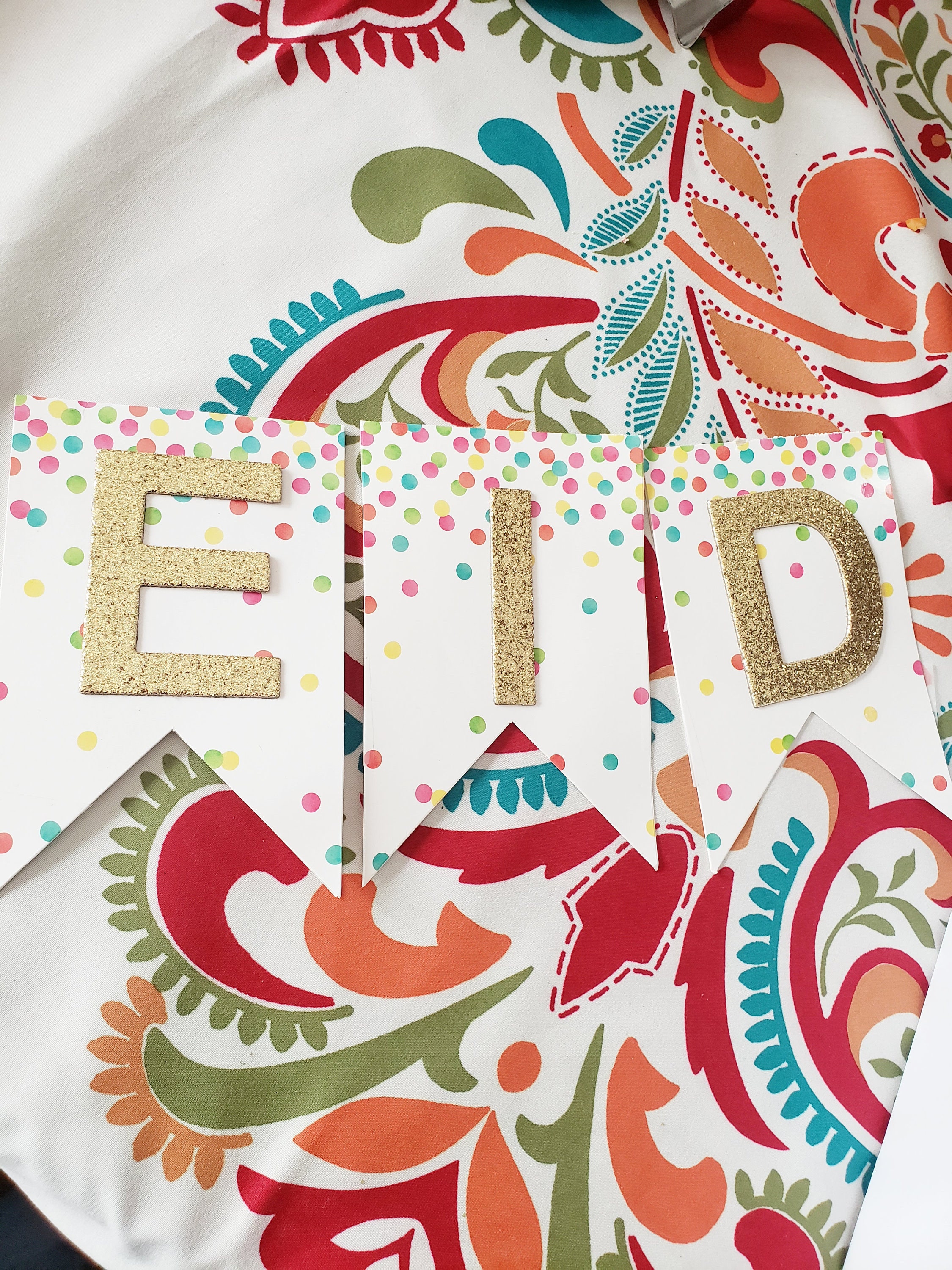 Eid Mubarak Banner Muslim Islamic Party Decorations Banners