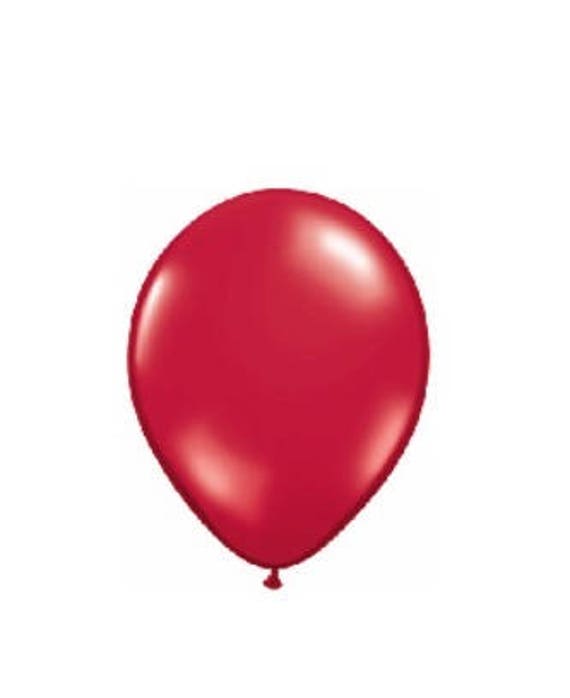 Set of 6 IT BALLOONS Red Latex Balloons 16" Halloween Clown Balloon Party Pennywise It The Movie Prank Decorations Spooky Trick O Treat Il_570xn