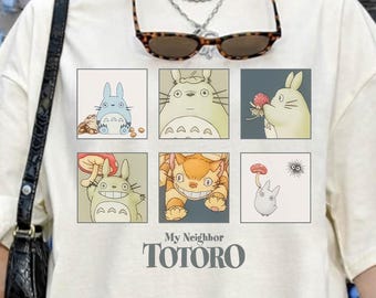 My Neighbor Totoro Shirt, Sweatshirt, Hoodie, Studio Ghibli Characters, Gift for Anime Lovers, Youth Toddler Kids, Japanese Y2K Clothes