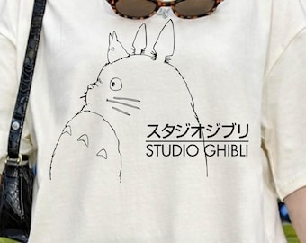 Camiseta, sudadera, sudadera con capucha de Mi vecino Totoro Ghibli, personajes de Studio Ghibli, regalo para amantes del anime, niños, jóvenes y bebés, camiseta japonesa Y2K