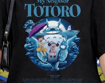 My Neighbor Totoro Shirt, Sweatshirt, Hoodie, Studio Ghibli Characters, Gift for Anime Lovers, Youth Toddler Kids, Japanese Y2K Tee