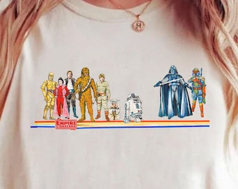 Vintage Star Wars The Empire Strikes Back Shirt, 90s Star Wars Shirt, Disney Star Wars Darth Vader Storm Trooper Shirt, Disneyworld Shirts