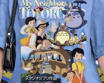 Funny Totoro Shirt, Sweatshirt, Hoodie, My Neighbor Totoro, Studio Ghibli Characters, Gift for Anime Lovers, Kid Youth Toddler Y2K Tee