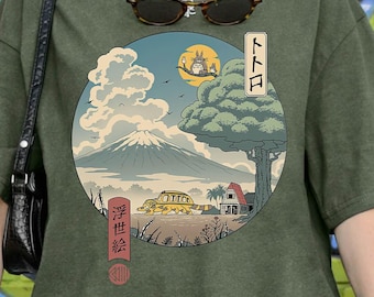 Camiseta, sudadera con capucha de Mi vecino Totoro, personajes de Studio Ghibli, camiseta para niños pequeños, regalo para amantes del anime, atuendo japonés Y2K