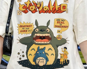 Camiseta, sudadera, sudadera con capucha de Mi vecino Totoro, personajes de Studio Ghibli, regalo para amantes del anime, camiseta japonesa Y2K para niños y jóvenes.