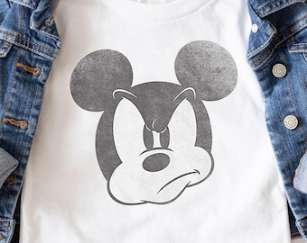 Koszulka z Myszką Miki w stylu retro, Koszulka z Myszką Miki w stylu vintage, Klasyczna koszulka z Myszką Miki Disneya, Prezent Disney dla dzieci