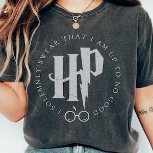 I Solemnly Swear That I Am Up To No Good T-Shirt, HP Wizard Shirt, Wizarding World, Universal Studios Family