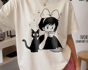 Kikis Delivery Service Shirt, Studio Ghibli T-Shirt, Ghibli Kid Youth Toddler Tee, Hayao Miyazaki, Studio Ghibli Gift, Anime Lovers T-Shirt