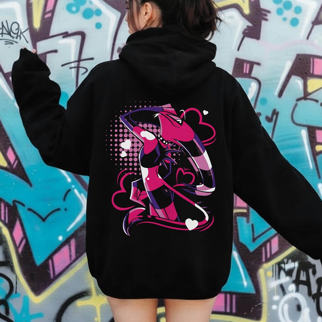 Blitzo Valentine Shirt, Sweatshirt, Hoodie, Hazbin Hotel, Helluva Boss ...