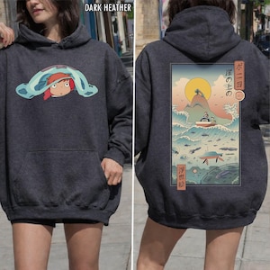 Vintage Ponyo-skjorta, tröja, hoodie, Studio Ghibli-tröja, Ponyo-skjorta, Sosuke-skjorta, Studio Ghibli-presentskjorta, Y2K-skjorta bild 7