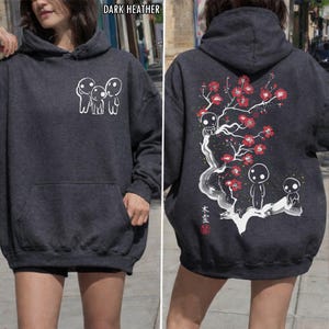 Vintage Kodama Shirt, Sweatshirt, Hoodie, Tree Spirit Studio Ghibli Princess Mononoke Tshirt, Kids Toddler Tee, Mononoke Hime Gifts image 10