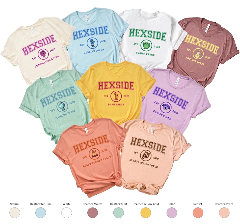 Custom Hexside School Matching Shirt, Disney Cartoon the Owl House, Owl ...