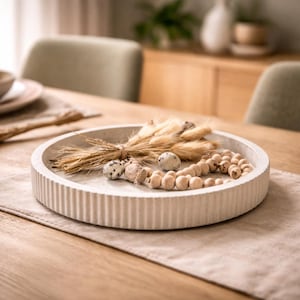 Frühlingsdeko tablett