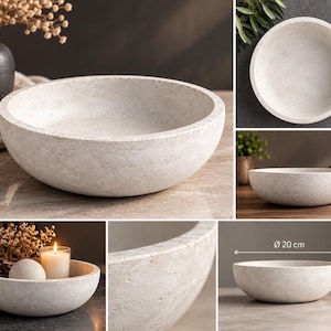 Obstschale beige