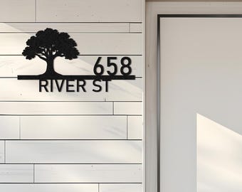 Custom Family Name Sign, Personalized Metal Wall Decor, Outdoor House Sign, Wedding Gift