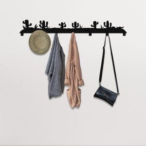 Cactus Wall Hook, Desert Decor, Gift Plant Lovers, Decorative Hooks, Metal Wall Hanger, Cactus Decor, Coat Hooks, Metal Cactus, Hat Rack