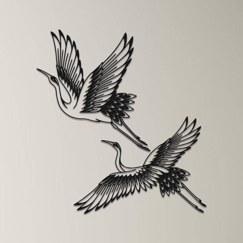 Cranes Wall Art,
Birds Large Wall Art,
wildlife wall art,
Outdoor Wall Decor,
metal wall decor,
decorative wall art,
nature wall art,
Crane Birds Decor,
bird metal art,
animal art,
japanese Crane,
crane gifts,
sandhill cranes