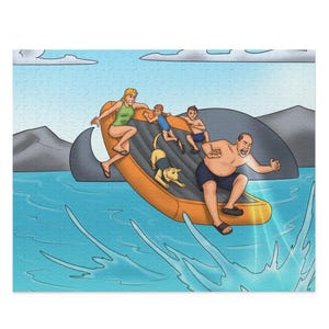 Tommy Tootleys Sneeze Set Sail Puzzle - Funny Family Jigsaw from Book #4 - Wacky Beach Adventure