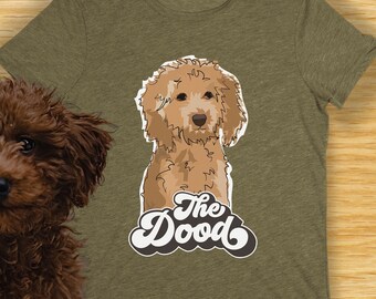 Golden Doodle Shirt - The Dood Dog Breed Shirt with Retro Doodle Shirt Design Perfect for Golden Doodle Moms and Dads, Goldendoodle Gifts