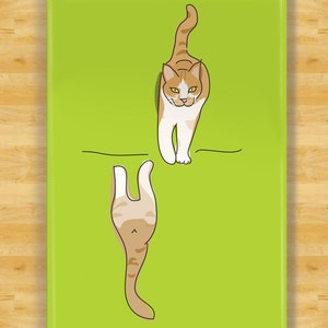 Funny Cat Dishwasher Magnet with Clean or Dirty Cats - Orange Tabby, Tuxedo, Calico, More