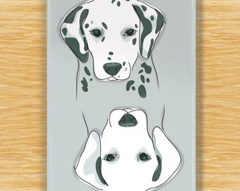 Clean Dirty Dishwasher Magnet with Dalmatian Dog – Dishes with Spots or All Washed Away