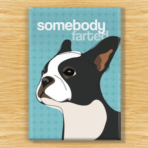 Boston Terrier Dog Magnet, Boston Terrier Gifts, Dog Fridge Magnets, Boston Terriers, Dog Magnets, Fridge Magnet, Bostie Gift Fridge Magnet