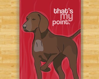 German Shorthaired Pointer Magnet - That is My Point - Liver German Shorthaired Pointer Gifts Funny Dog Fridge Magnets